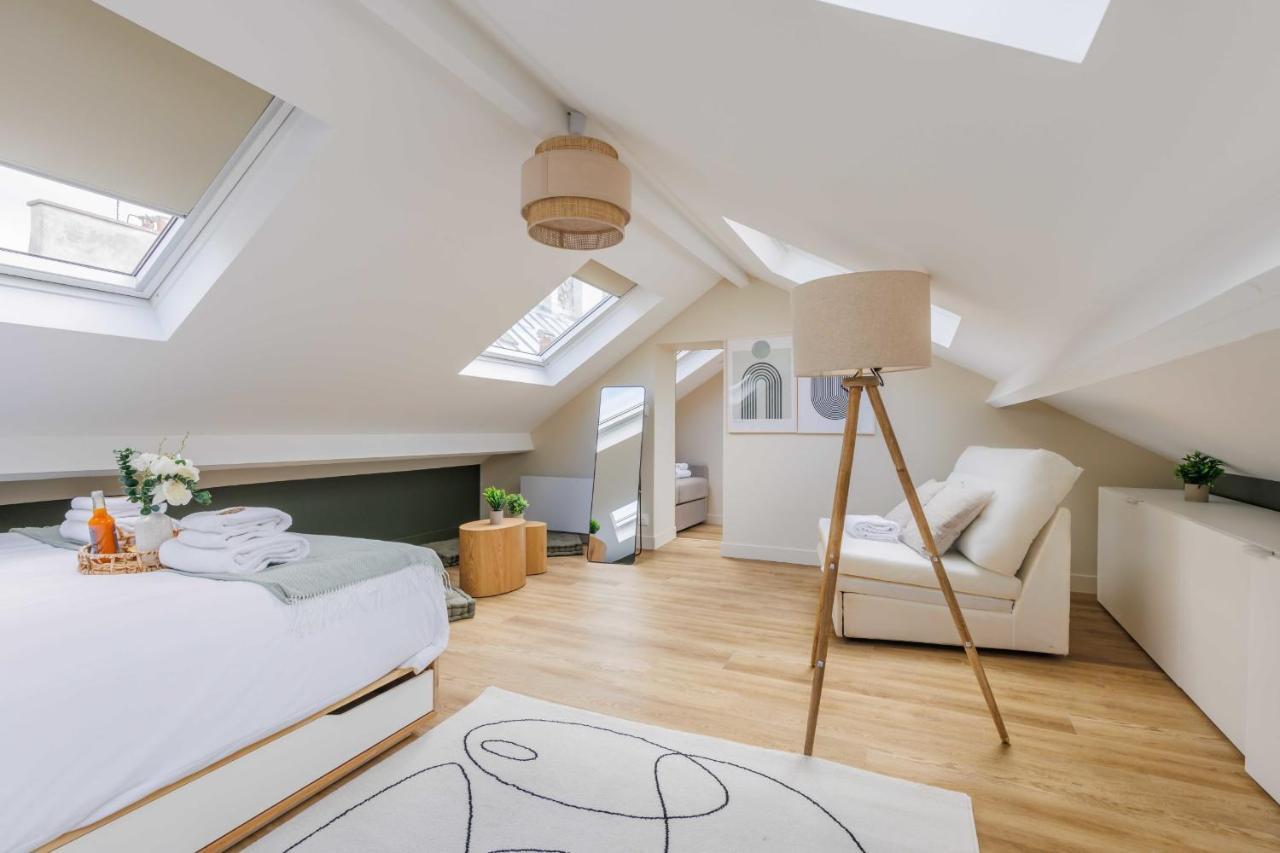 Ferienwohnung Charming Appart Duplex 7P2Br Le Marais Paris Exterior foto