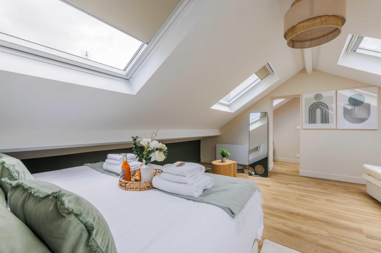 Ferienwohnung Charming Appart Duplex 7P2Br Le Marais Paris Exterior foto