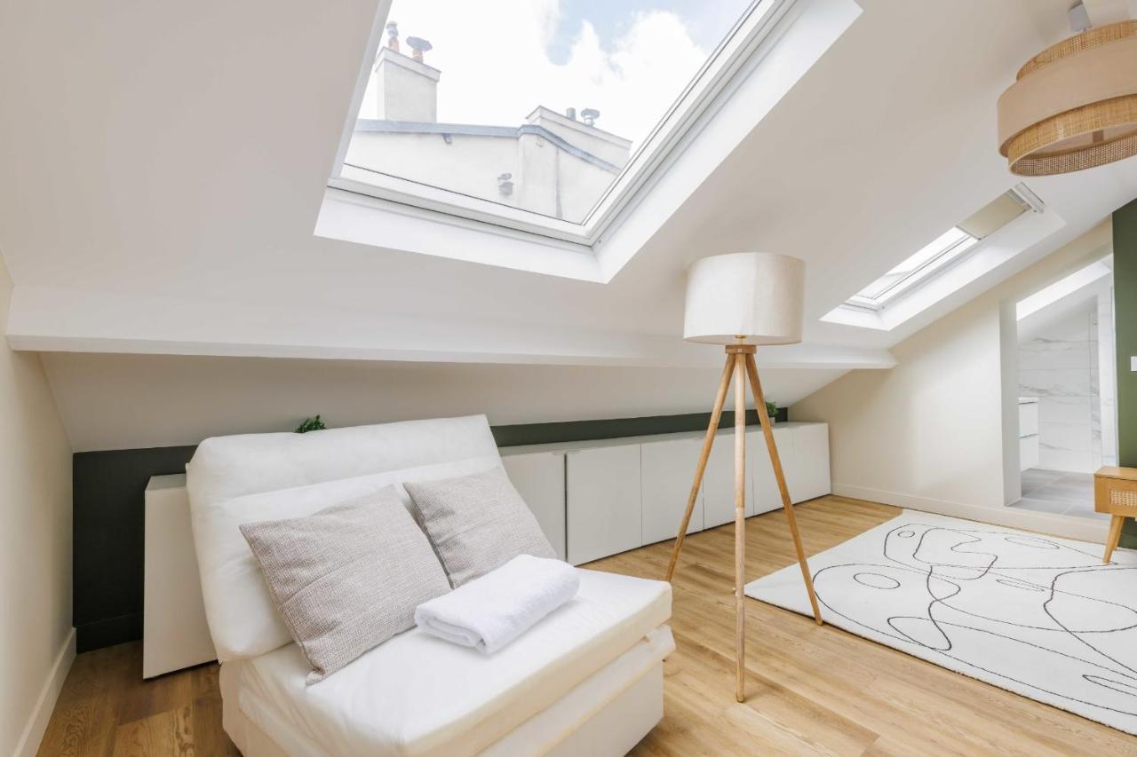 Ferienwohnung Charming Appart Duplex 7P2Br Le Marais Paris Exterior foto